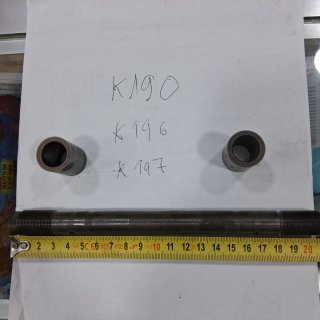 Eixo e casquilhos suspensão Casal K190 K196 K197
