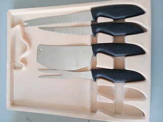 Set 18 Coltelli Acciaio Inox Cook