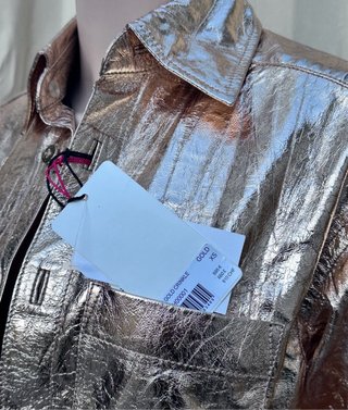 Camisa Zadig&Voltaire Tais cuero arrugado