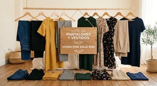 Lote de pantalones y vestidos
