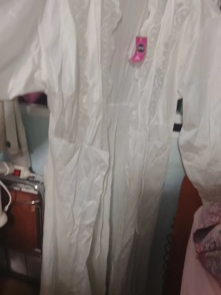 Conjunto bata y camisón blanco nuevo