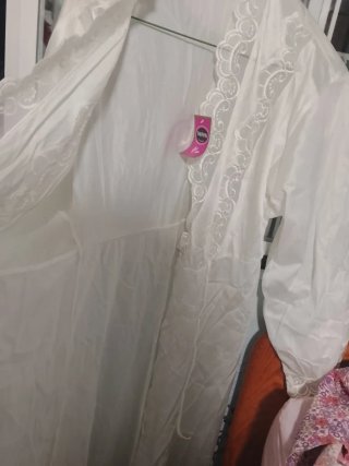 Conjunto bata y camisón blanco nuevo
