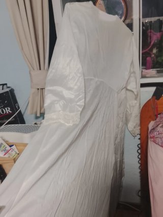 Conjunto bata y camisón blanco nuevo
