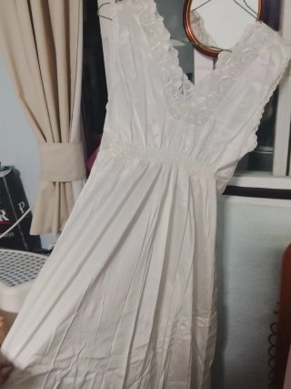 Conjunto bata y camisón blanco nuevo
