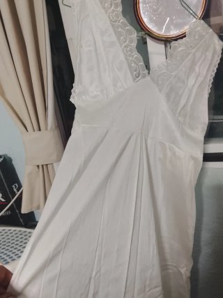 Conjunto bata y camisón blanco nuevo
