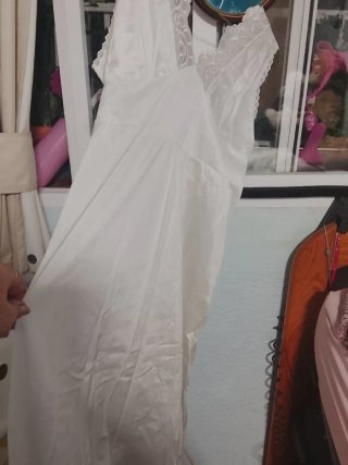 Conjunto bata y camisón blanco nuevo