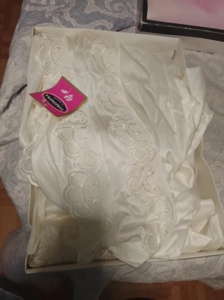 Conjunto bata y camisón blanco nuevo