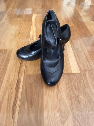 Zapatos de Flamenco Profesionales Negros