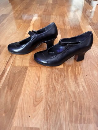 Zapatos de Flamenco Profesionales Negros