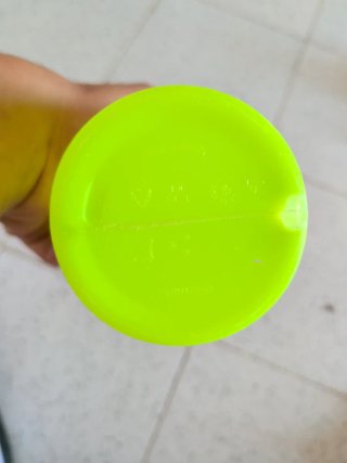 Bidón Ciclismo 650ml Verde Neón