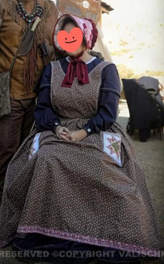 Vestido histórico recreación época talla única