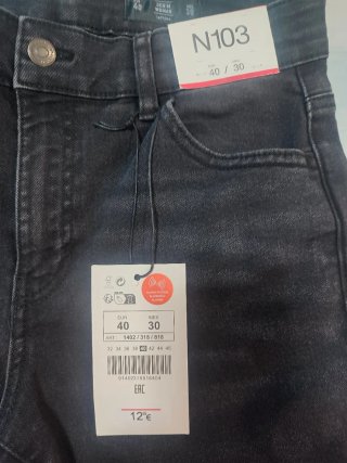 Vaqueros negros N103