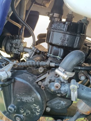 Derbi Senda Enduro Azul y Blanca