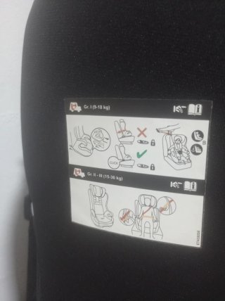 Silla coche niños azul PLAY SAFE FIX