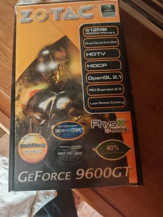 Tarjeta Gráfica Zotac GeForce 9600GT 512MB