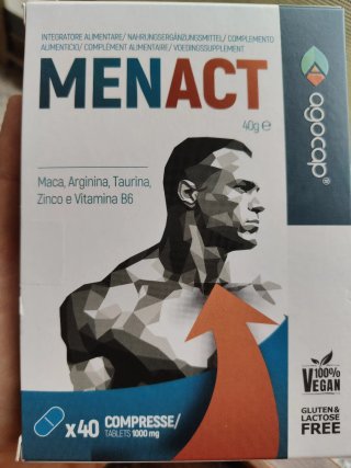 Menact Agocap 40 Cps forza e vigore made in Italy