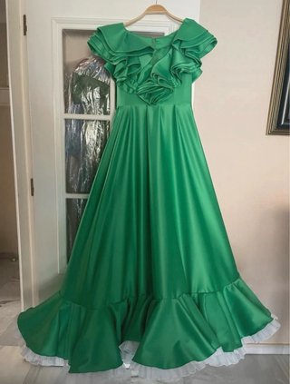 Vestido de flamenca verde