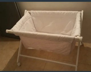 Moisés bebé completo + colchón y ropa cuna