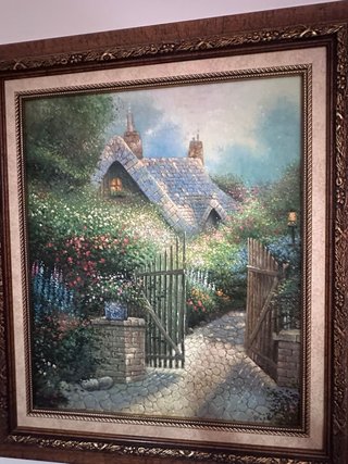 Cuadro Vintage Pintado a Mano