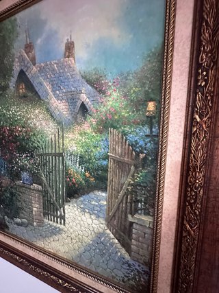 Cuadro Vintage Pintado a Mano