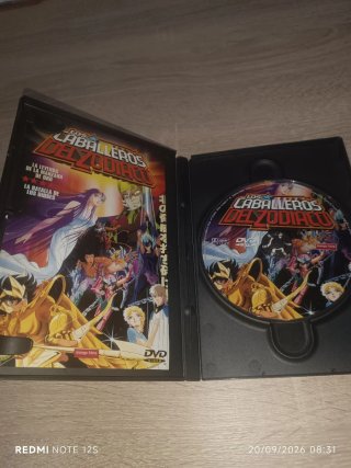 Lote 2 DVDs y CD Los Caballeros del Zodiaco