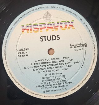 Vinilo Studs Punk Rock
