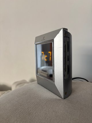 Radio Reloj Despertador Philips Vintage