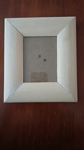 Cornice portafoto bombata in legno