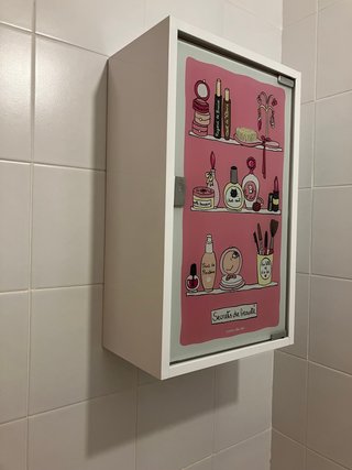 Armario baño rosa Valerie Nylin