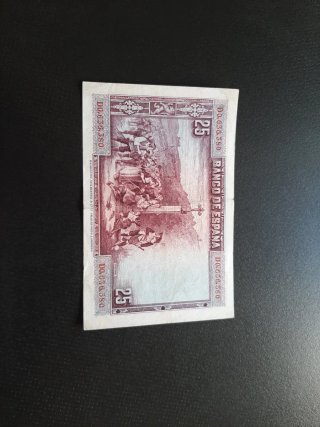 BILLETE DE 25 PESETAS DE 1928