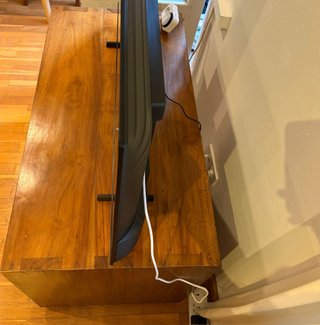 Mobiletto in teak per scaffale, libreria e TV