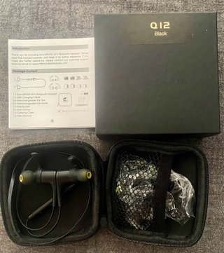 Auriculares Bluetooth SoundPEATS Q12 Negros