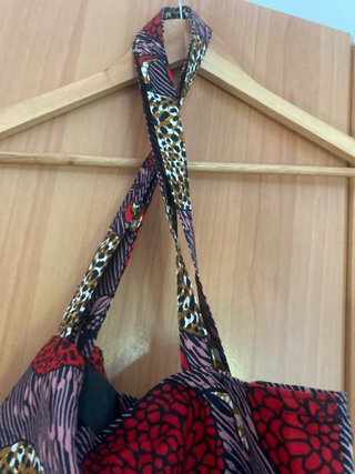 Bolsa de tela estampada