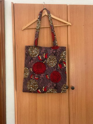 Bolsa de tela estampada