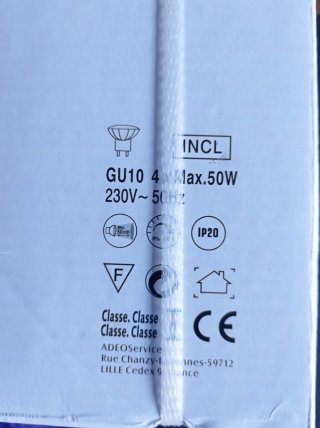 Lámpara de techo 4 focos