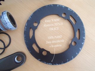 Bielas Shimano-ZEE FC-M640 +RACEFACE +K-NINE