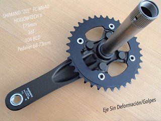 Bielas Shimano-ZEE FC-M640 +RACEFACE +K-NINE