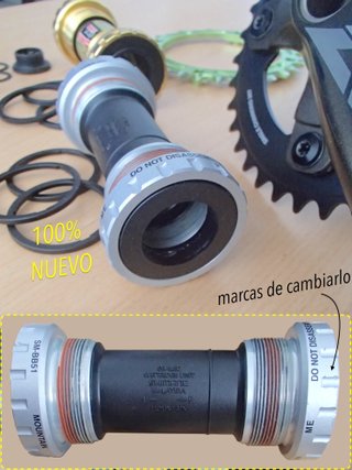 Bielas Shimano-ZEE FC-M640 +RACEFACE +K-NINE