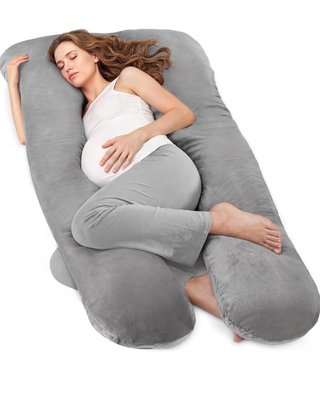 Cojín Maternidad Embarazo Gris XXL