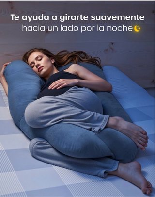 Cojín Maternidad Embarazo Gris XXL