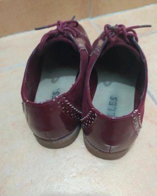 Zapatos planos BELLES mujer rojos