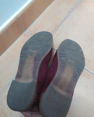 Zapatos planos BELLES mujer rojos