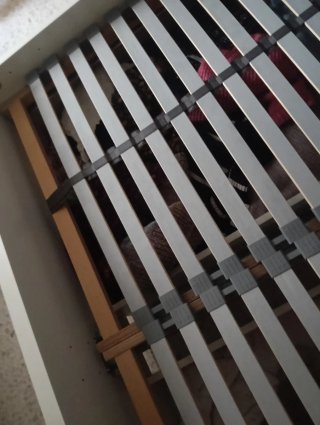 Cama Matrimonio Ikea 140x200 Blanca