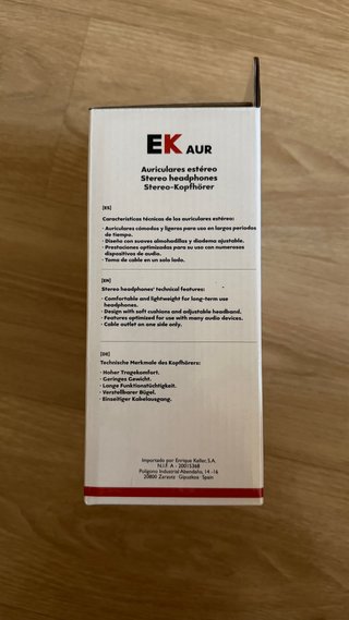Auriculares EK AUR estéreo nuevos
