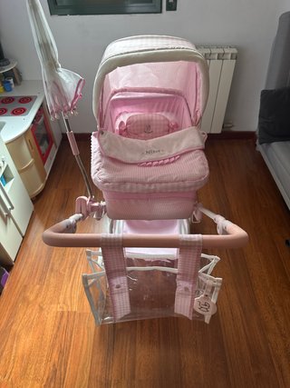 Cochecito de bebé Decuevas rosa