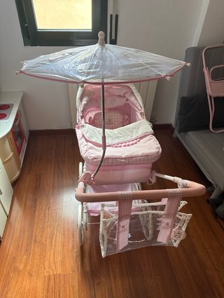Cochecito de bebé Decuevas rosa