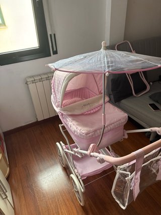 Cochecito de bebé Decuevas rosa