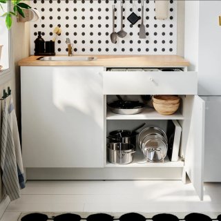 KNOXHULT Mueble Isla 120 cm Blanco URGE