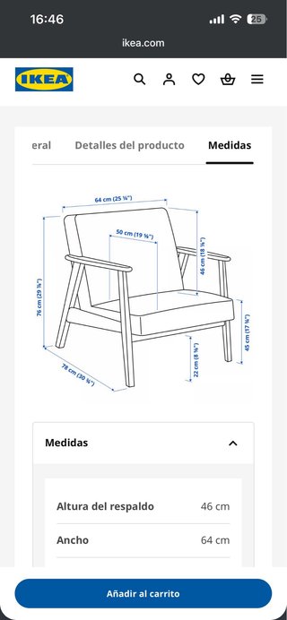 Ekenäset Sillón Gris Claro IKEA