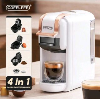 Cafetera compatible con cápsulas Nespresso y más